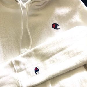 NWOT White Champion Hoodie